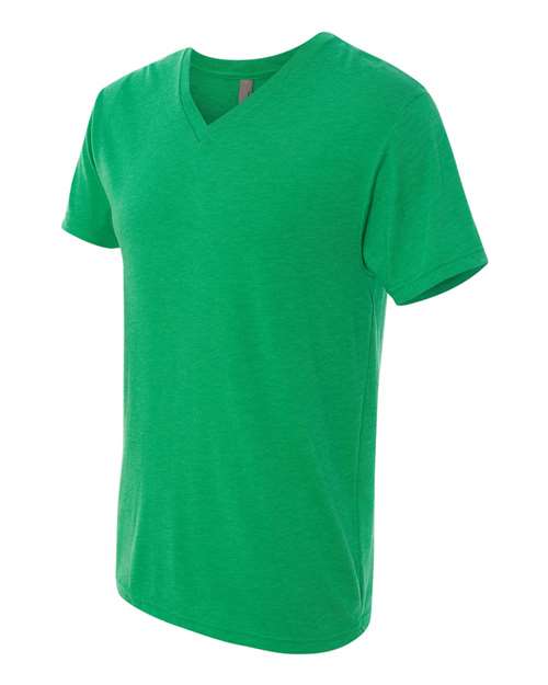 Next Level 6040 Men's Triblend V-Neck Tee - Envy - side