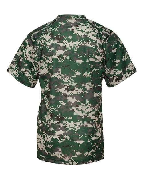 Badger 2180 Youth Digital Camo T-Shirt - Forest Digital - back