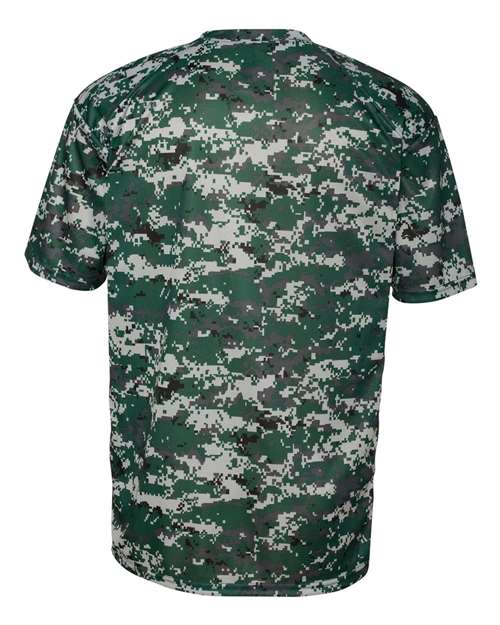Badger 4180 Men's Digital Camo T-Shirt - Forest Digital - back