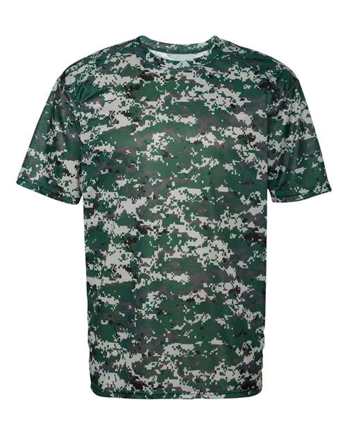 Badger 4180 Men's Digital Camo T-Shirt - Forest Digital - front