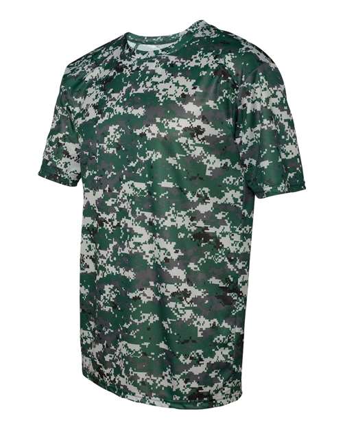 Badger 4180 Men's Digital Camo T-Shirt - Forest Digital - side
