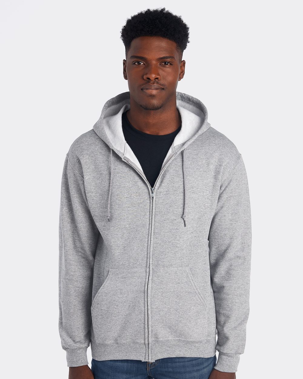 JERZEES 993MR Unisex NuBlend® Full-Zip Hooded Sweatshirt - style