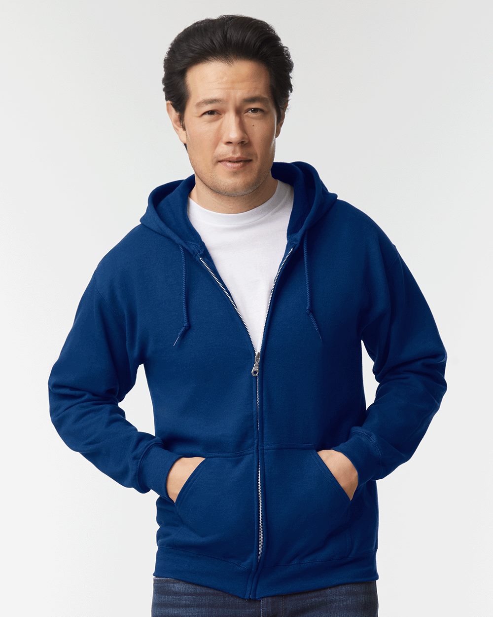 Gildan 18600 Unisex Heavy Blend™ Full-Zip Hooded Sweatshirt - style
