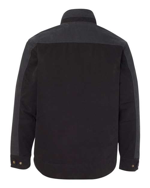 DRI DUCK 5089 Men's Horizon Boulder Cloth™ Canvas Jacket - Black/ Charcoal - back