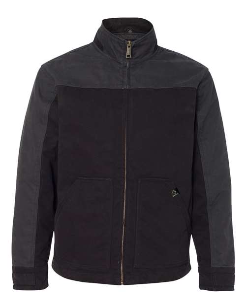 DRI DUCK 5089 Men's Horizon Boulder Cloth™ Canvas Jacket - Black/ Charcoal - front