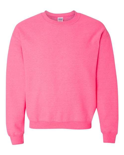 Gildan 18000 Unisex Heavy Blend™ Crewneck Sweatshirt - Safety Pink - front