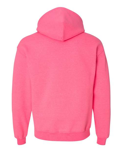 Gildan 18500 Unisex Heavy Blend™ Hooded Sweatshirt - Safety Pink - back
