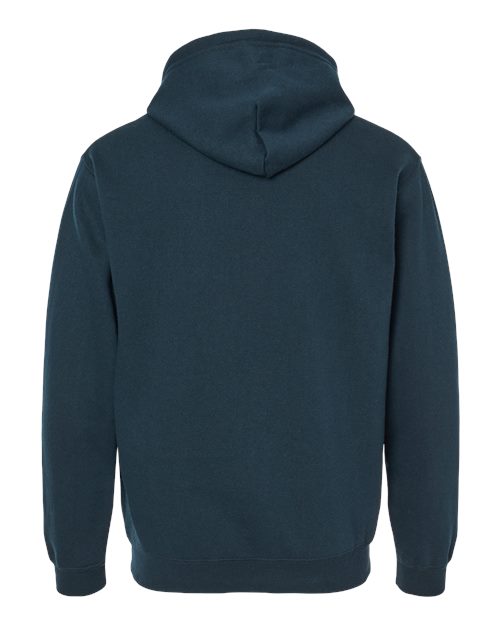 J. America 8815 Men's Tailgate Hooded Sweatshirt - Navy - back