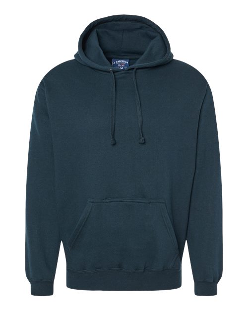 J. America 8815 Men's Tailgate Hooded Sweatshirt - Navy - front