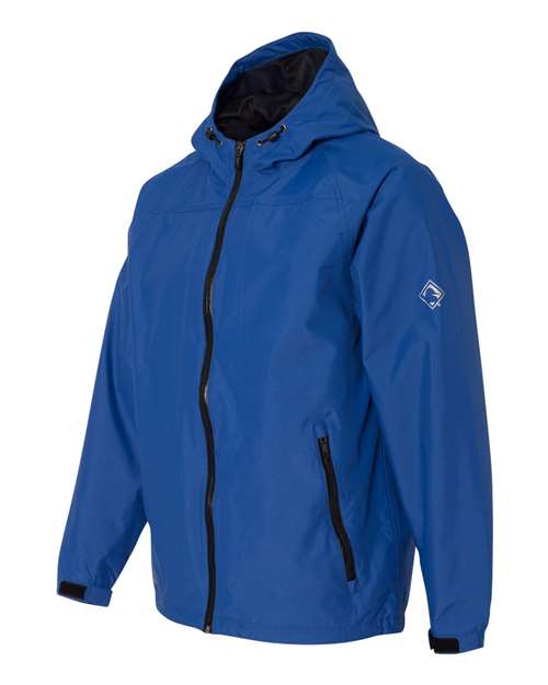 DRI DUCK 5335 Unisex Torrent Waterproof Hooded Jacket - Tech Blue - side