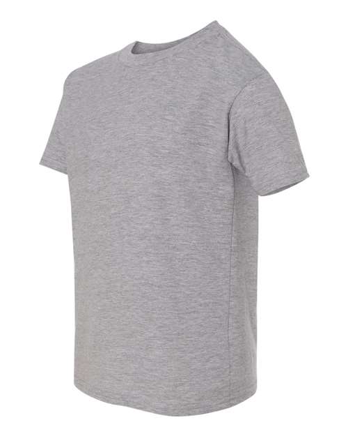 Hanes 498Y Youth Perfect-T T-Shirt - Light Steel - side