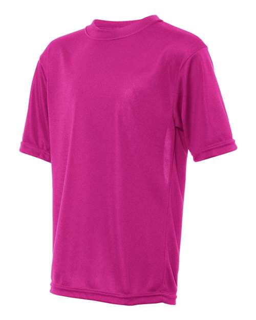 Augusta Sportswear 791 Youth Nexgen Performance T-Shirt - Power Pink - side