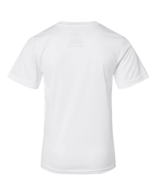 Augusta Sportswear 791 Youth Nexgen Performance T-Shirt - White - back
