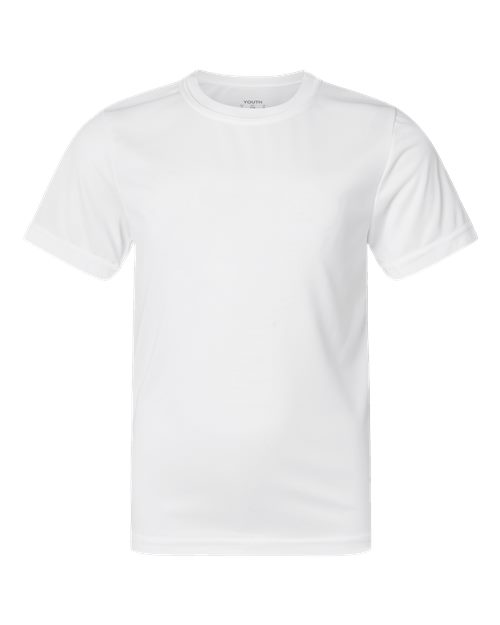 Augusta Sportswear 791 Youth Nexgen Performance T-Shirt - White - front
