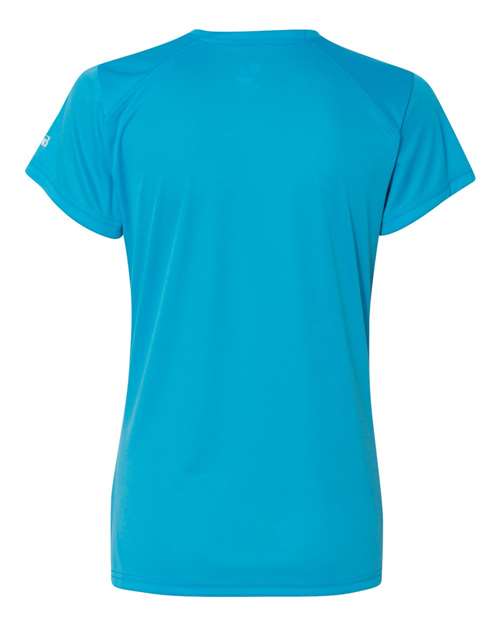 Badger 4162 Women’s B-Core V-Neck T-Shirt - Electric Blue - back