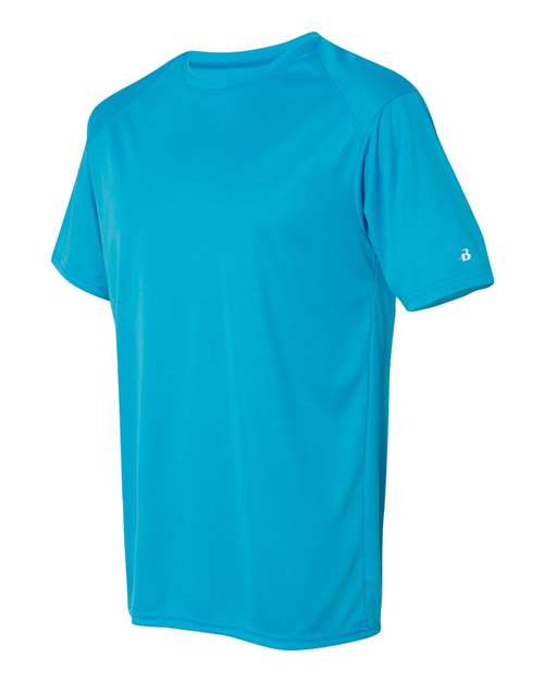 Badger 4120 Men's B-Core Sport Shoulders T-Shirt - Electric Blue - side