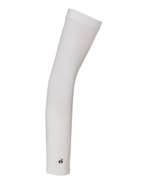 Badger 0200 Unisex Arm Sleeve - White - side