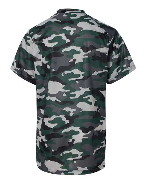 Badger 2181 Youth Camo T-Shirt - Forest - back