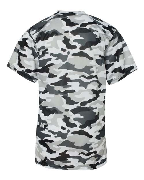 Badger 2181 Youth Camo T-Shirt - White - back
