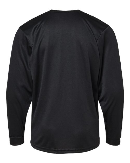 C2 Sport 5204 Youth Performance Long Sleeve T-Shirt - Black - back