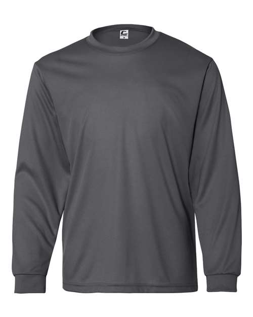 C2 Sport 5204 Youth Performance Long Sleeve T-Shirt - Graphite - front