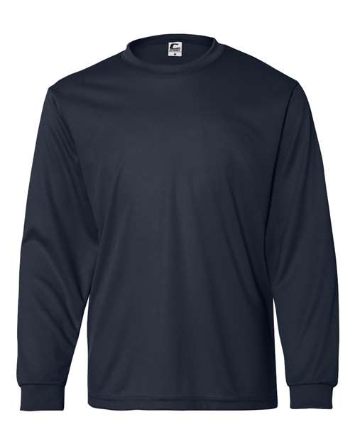 C2 Sport 5204 Youth Performance Long Sleeve T-Shirt - Navy - front