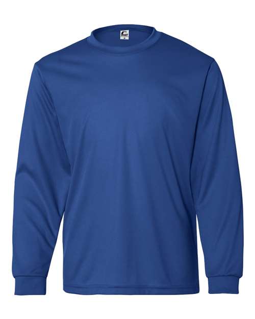 C2 Sport 5204 Youth Performance Long Sleeve T-Shirt - Royal - front