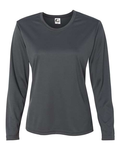 C2 Sport 5604 Women's Performance Long Sleeve T-Shirt - Graphite - front