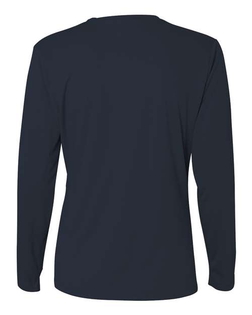 C2 Sport 5604 Women's Performance Long Sleeve T-Shirt - Navy - back