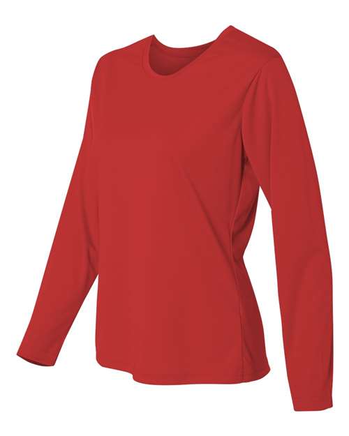 C2 Sport 5604 Women's Performance Long Sleeve T-Shirt - Red - side