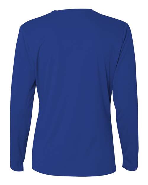 C2 Sport 5604 Women's Performance Long Sleeve T-Shirt - Royal - back
