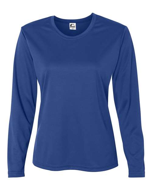 C2 Sport 5604 Women's Performance Long Sleeve T-Shirt - Royal - front