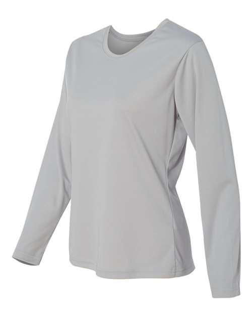 C2 Sport 5604 Women's Performance Long Sleeve T-Shirt - Silver - side