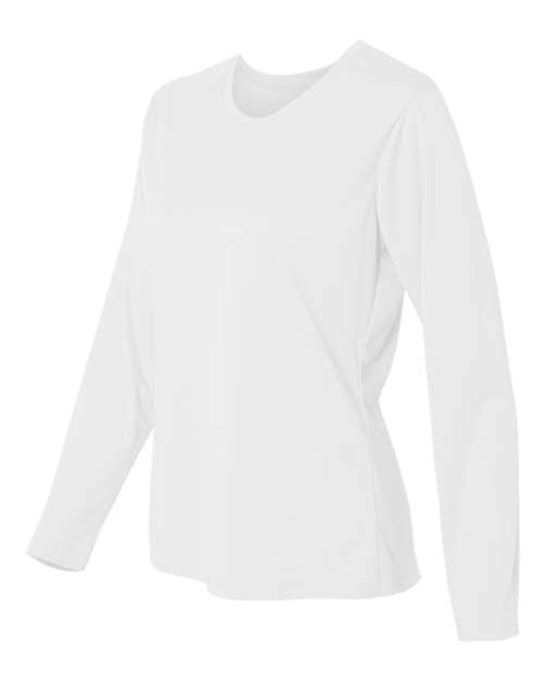 C2 Sport 5604 Women's Performance Long Sleeve T-Shirt - White - side