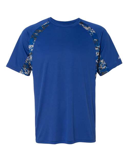 Badger 4140 Men's Hook Digital T-Shirt - Royal/ Royal - front