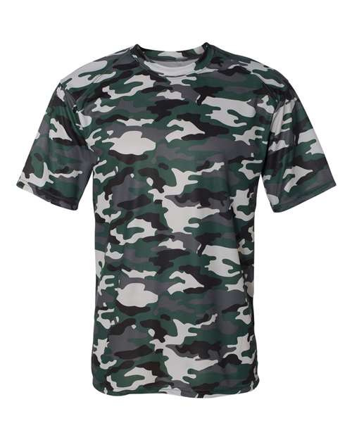 Badger 4181 Men's Camo T-Shirt - Forest - front