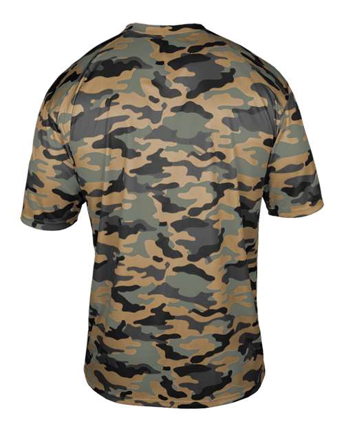 Badger 4181 Men's Camo T-Shirt - Sand - back