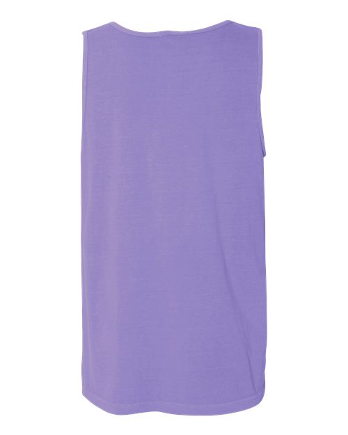 Comfort Colors 9360 Unisex Garment-Dyed Heavyweight Tank Top - Violet - back