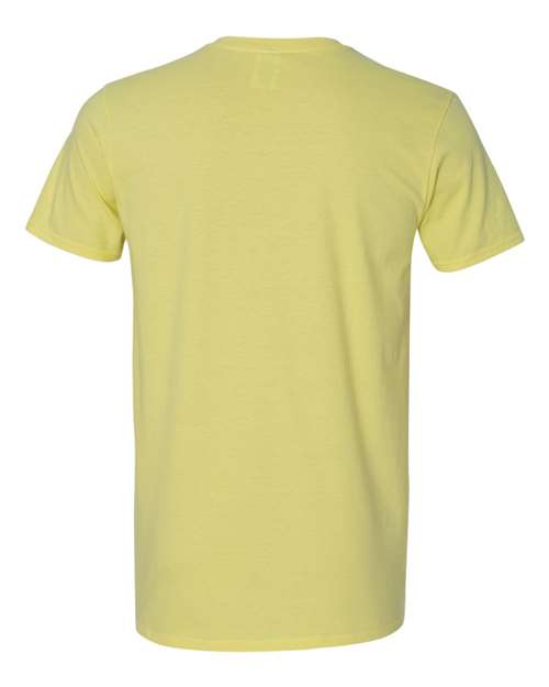 Gildan 64000 Unisex Softstyle® T-Shirt - Cornsilk - back