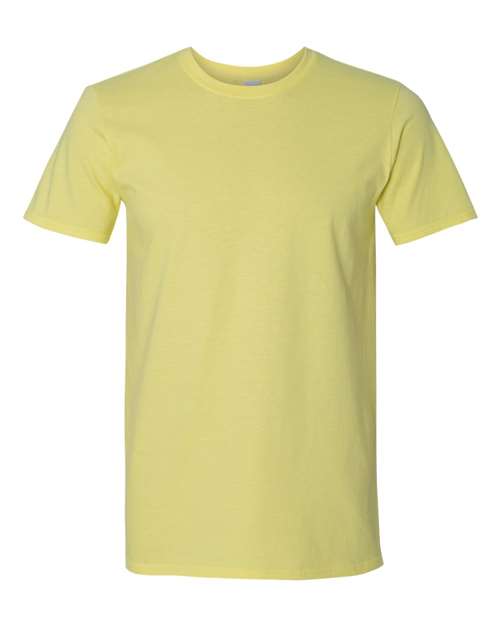 Gildan 64000 Unisex Softstyle® T-Shirt - Cornsilk - front