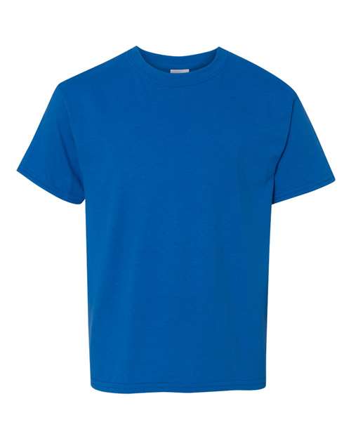 Gildan 5000B Youth Heavy Cotton™ T-Shirt - Neon Blue - front
