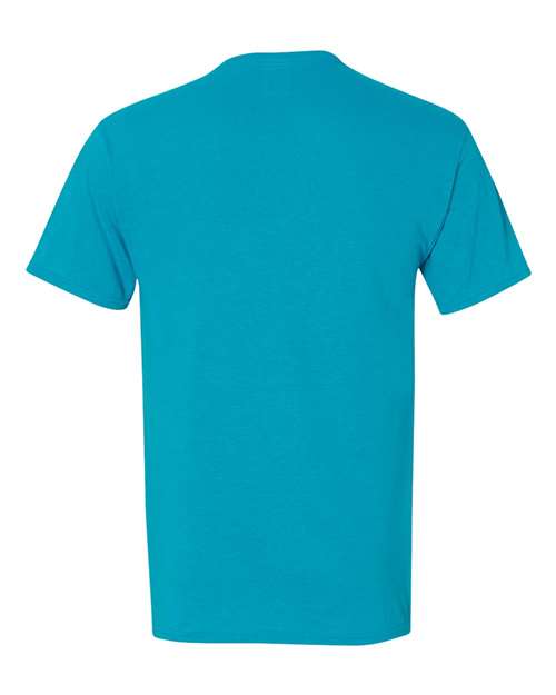 JERZEES 21MR Unisex Dri-Power® Performance T-Shirt - California Blue - back
