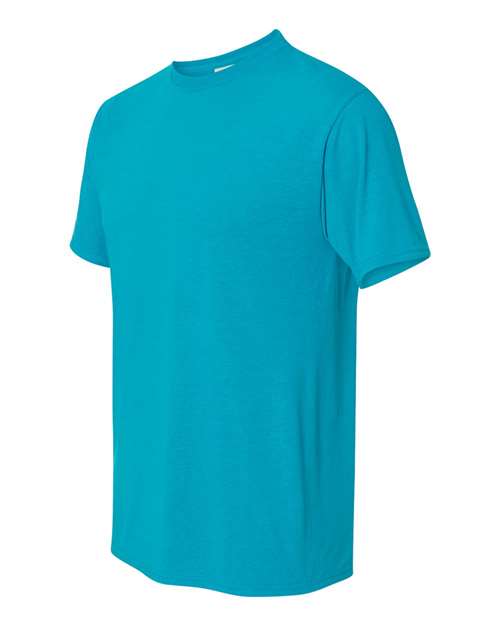 JERZEES 21MR Unisex Dri-Power® Performance T-Shirt - California Blue - side