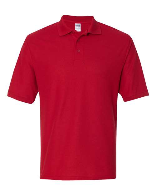 JERZEES 537MR Men's Easy Care™ Piqué Polo - True Red - front