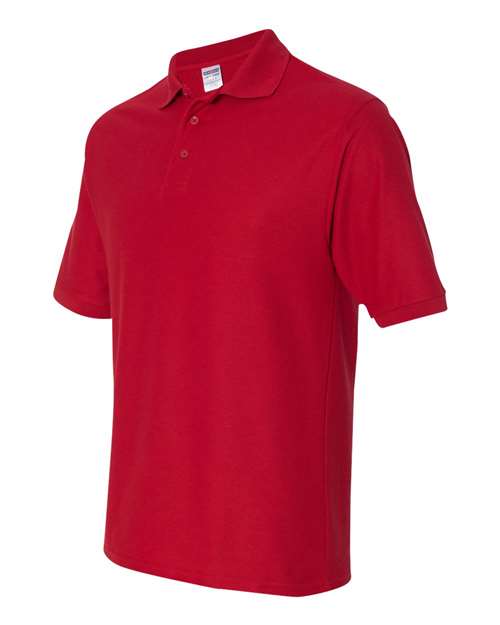 JERZEES 537MR Men's Easy Care™ Piqué Polo - True Red - side