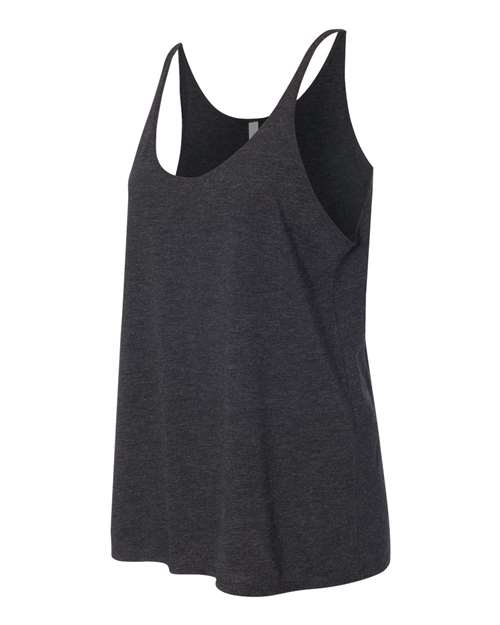 BELLA + CANVAS 8838 Women's Slouchy Tank - Charcoal Black Triblend - side