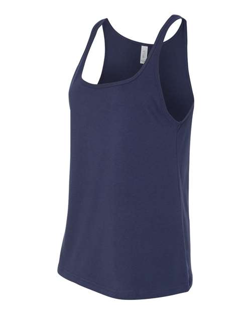 BELLA + CANVAS 6488 Women’s Relaxed Jersey Tank - Navy - side