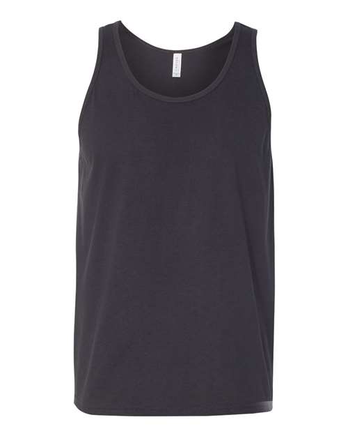 BELLA + CANVAS 3480 Jersey Tank - Dark Grey - front