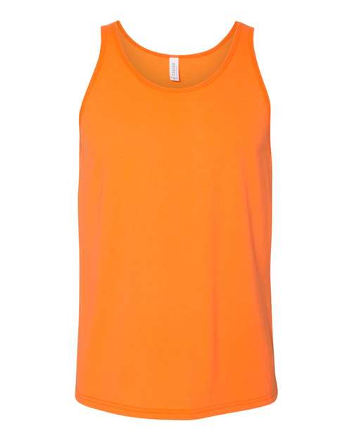 BELLA + CANVAS 3480 Jersey Tank - Neon Orange - front