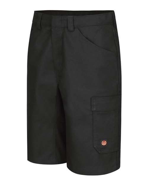 Red Kap PT4A Men's Shop Shorts - Black - side